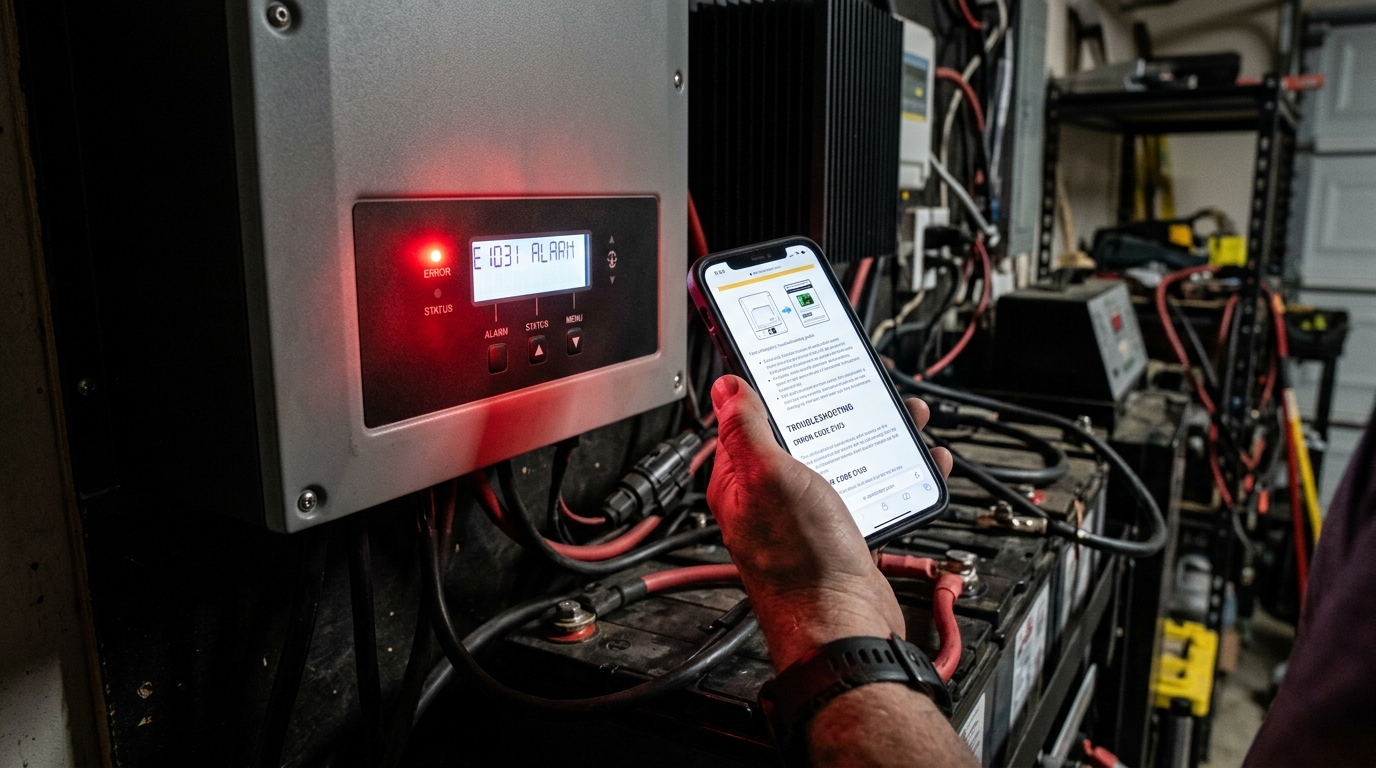 Inverter Error Codes: What They Mean and How to Fix Them