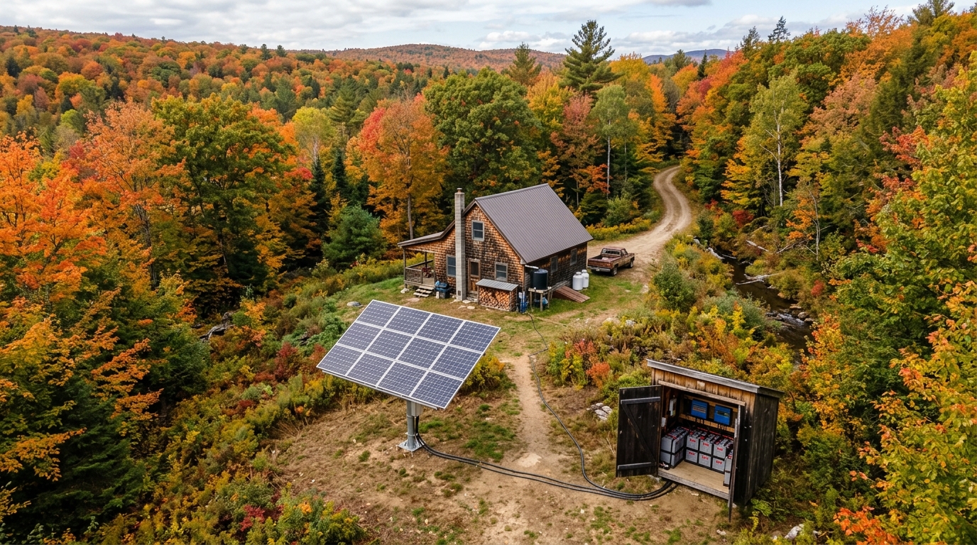 Off-Grid Solar System Sizing: Complete Cabin & Homestead Guide