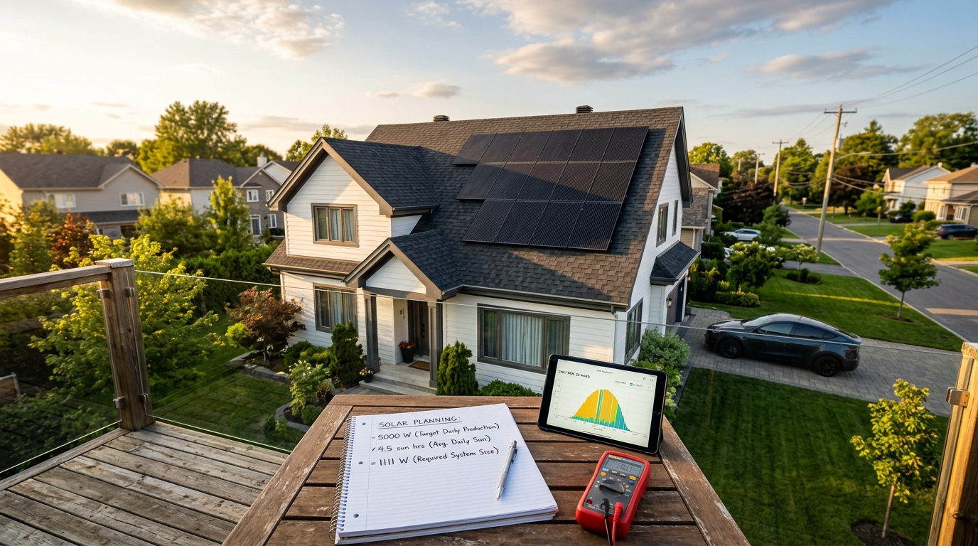 How to Size Solar Panels for Your Home: Complete DIY Guide